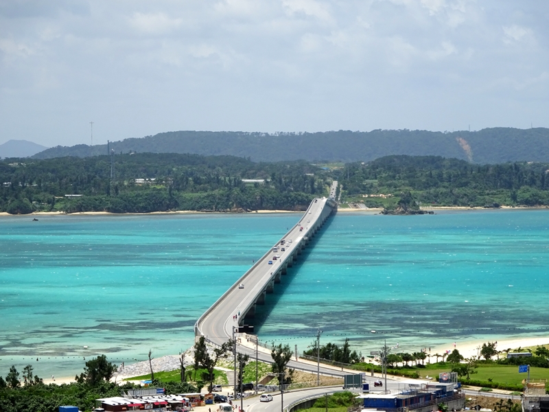 『古宇利大橋』沖縄の絶景大橋シリーズ！オーシャンタワーからの眺めが抜群！